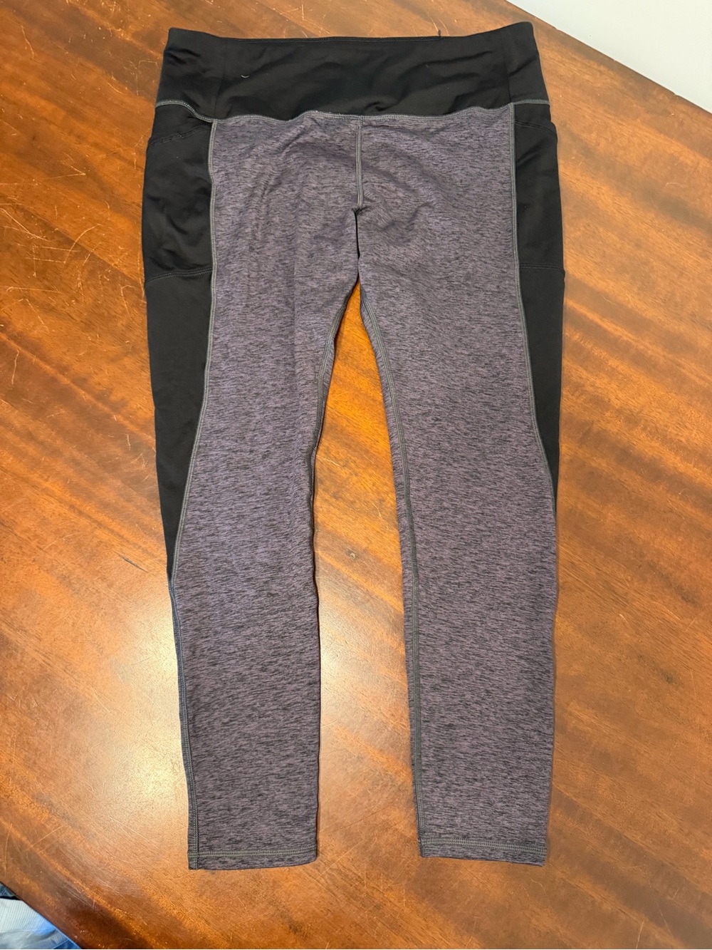 DSG Heathered grey and Black Active Leggings